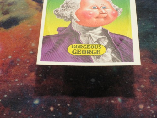 1985 Garbage Pail Kids OS2, Gorgeous GEORGE #73a NM - Picture 7 of 8