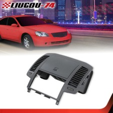 Fit For 05-06 Nissan Altima Storage Cubby Ac Vents Gray Center Dash Radio Bezel