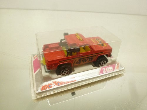 MAJORETTE 291 CHEVY BLAZER TOW TRUCK - RED 3inch - GOOD IN BLISTER - 240 - Picture 5 of 6