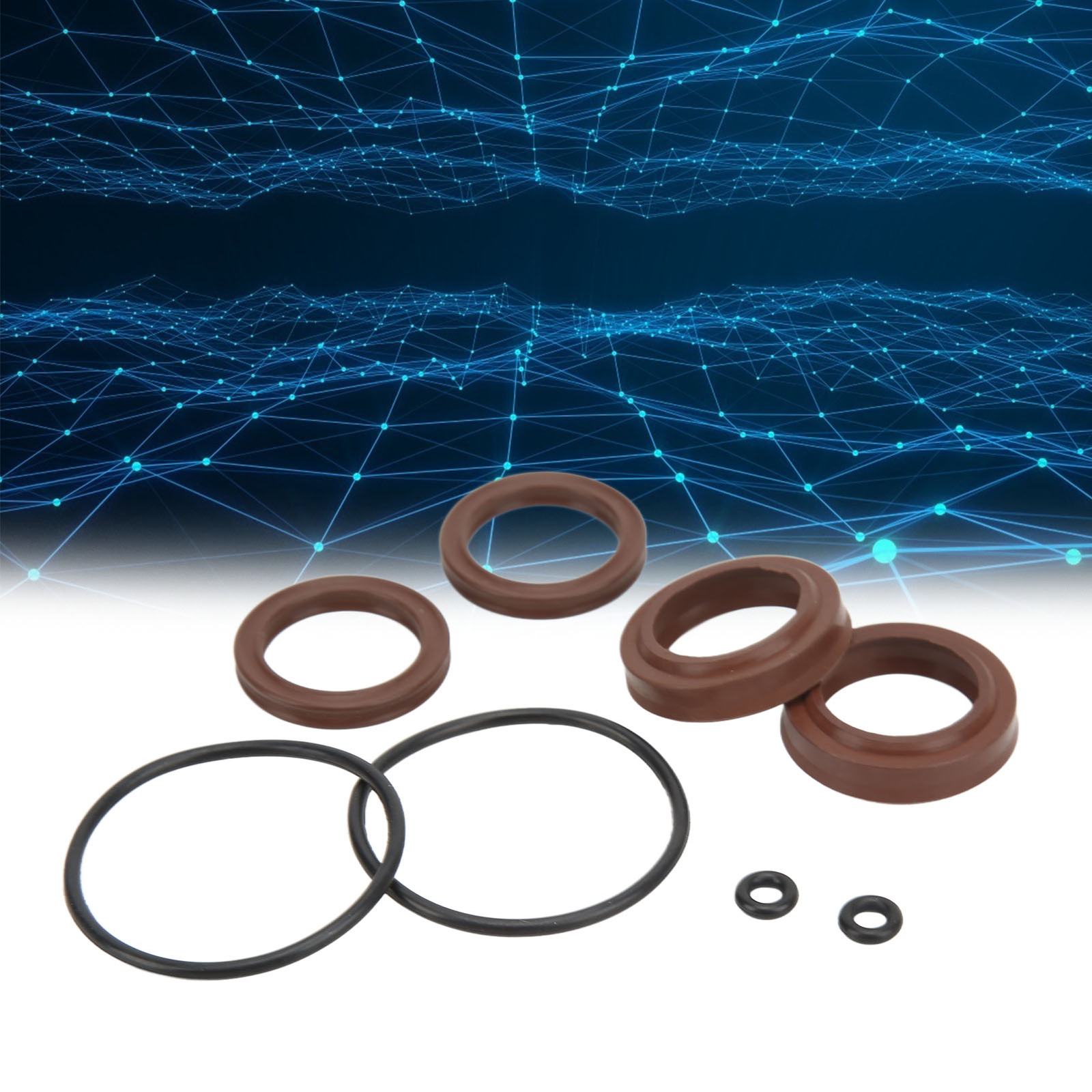 Car Steering Cylinder Seal Kit HC5345 Leakproof Rubber For Seastar