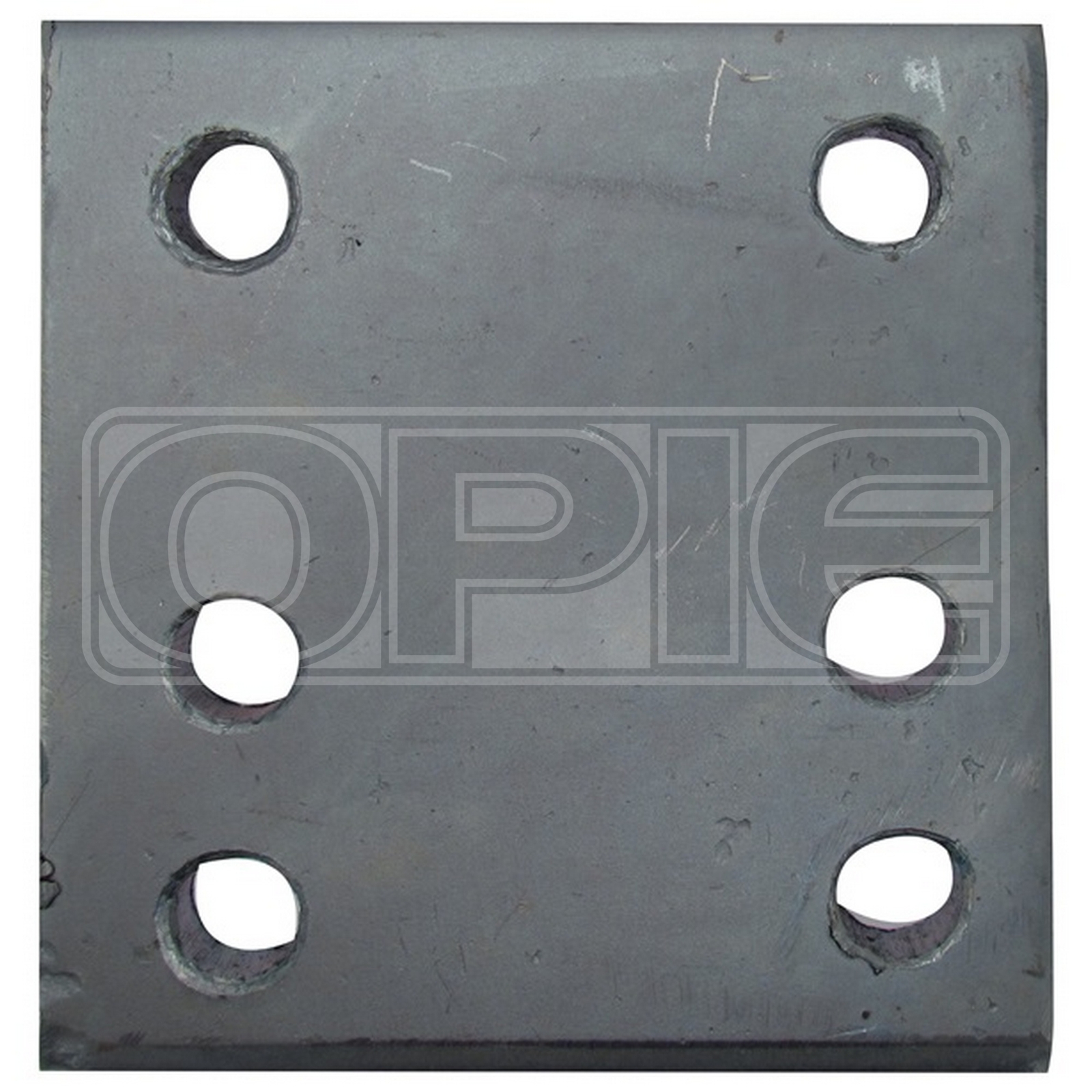 Mounting Point Drop Plate - 6 Hole - Zinc Plated - 4inch - Maypole 233A