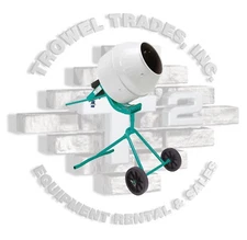 Imer 1126608 Minuteman II Electric Portable Mixer 5 Cubic Foot Capacity Tripod