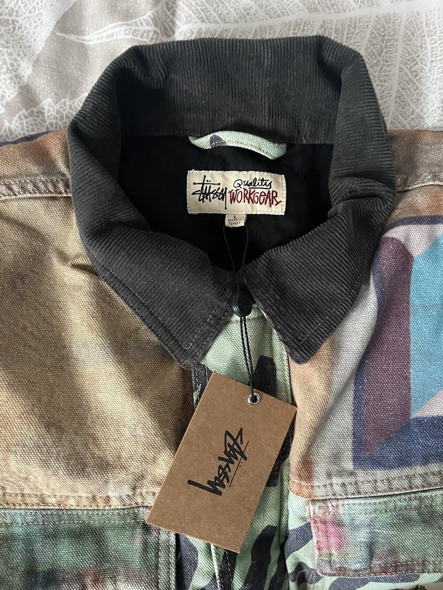 Stussy Alfonso Canvas Shop Jacket Size Large Authentic Brand Stussy Alfonso Canvas Shop Jacket Size Large Authentic Brand
