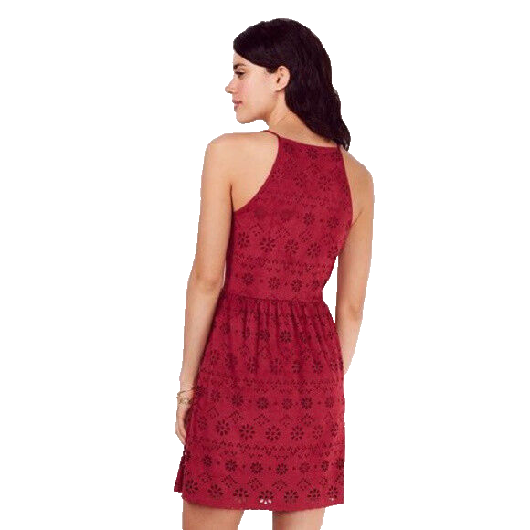 lauren conrad red lace dress New Lauren Conrad Size XS Lace Dress Red "Bee Mine" Sleeveless Below Knee Length
