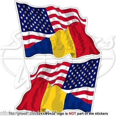 Autocollant Drapeau Ukraine (UKRAINE) - StickersWorld - Neuf