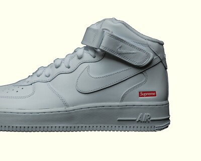 SUPREME NIKE AF1 MID AIR FORCE 1 SP SHOES MENs SZ 10 WOMENs SZ