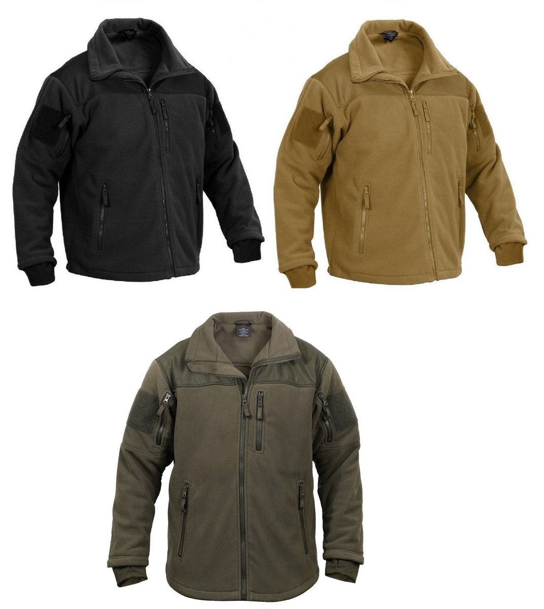 Special Ops Tactical POLAR FLEECE Jacket Army Navy Seals Special Ops Tactical POLAR FLEECE Jacket Army Navy Seals