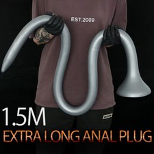 1.5m Extra Long Anal Dildo Deep Stimulator Silicone Anal Plug Butt Plug Sex Toys