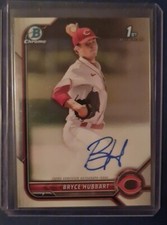 2022 Bowman Draft #CDA-BH Bryce Hubbart 1st Chrome Autograph Auto
