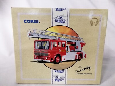 Corgi 97385 - AEC Ladder Fire Engine Cardiff Fire Brigade Limited Edition.