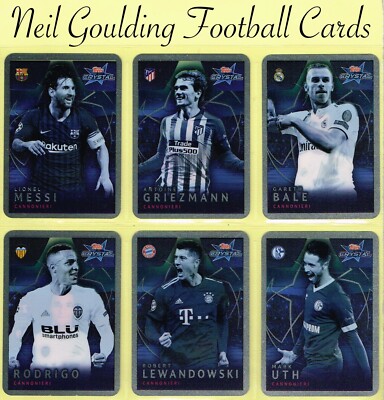 Topps Champions League 2018-19   CRYSTAL - CANNONIERI   Karten #101 bis #120