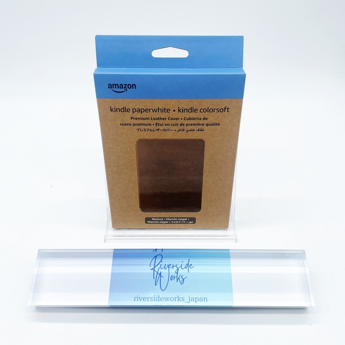 Amazon Kindle Paperwhite Genuine Leather Case Only Walnuts (12th