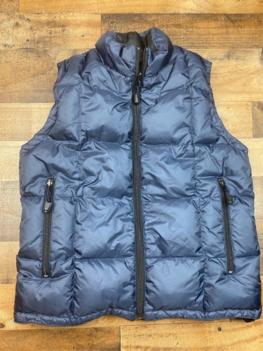 Gap Mens Navy Black Reversible Puffer 