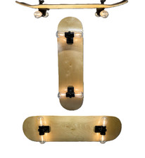 Skateboard Deck Wall Mount Lamp Lighting Kit - Easy Assembly