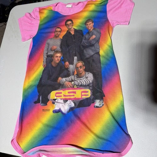 Backstreet Boys Nightgown Vintage Backstreet Boys Band Shirt Vintage vintage concert t-shirt, vintage, size L, single stitch, B+ condition