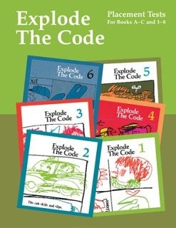EXPLODE THE CODE: PLACEMENT TESTS FOR BOOKS A-C AND 1-8 By Nancy Hall BRAND NEW