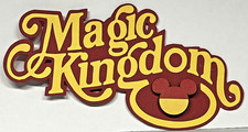 Disney Magic Kingdom Title Die Cut Embellishment Scrapbook