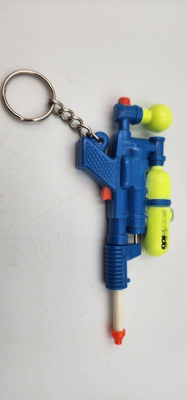 5” 1992 Super Soaker Gun Keychain Mini Squirt Gun - COMPLETE