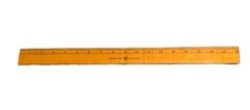 Vintage Wood Ruler 18" Westcott Ruler Metal Edge Made In U. S. A.
