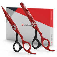 Suvorna 6.5 Hair Scissors Professional Thinning Shears For Hair Cutting - Sharp