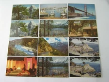 1940 Union 76 Oil Company Postcards Lot of 12 Nice Condition "See the West"