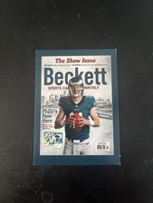 2016 National Beckett Covers 4x6 CARSON WENTZ Eagles RC #/5000 Made (w/ Simmons)