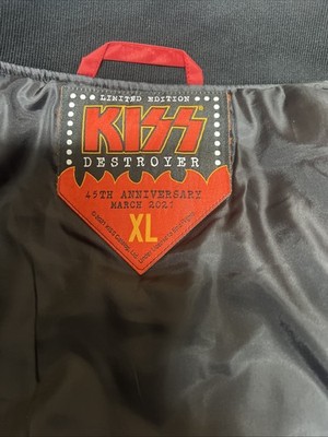 KISS Official 45th Anniversary Limited Edition Destroyer Bomber KISS Official 45th Anniversary Limited Edition Destroyer Bomber