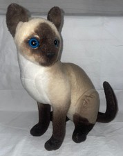 Stefan the Siamese Cat  14 Inch Stuffed Animal Plush  By Tiger Tale Toys