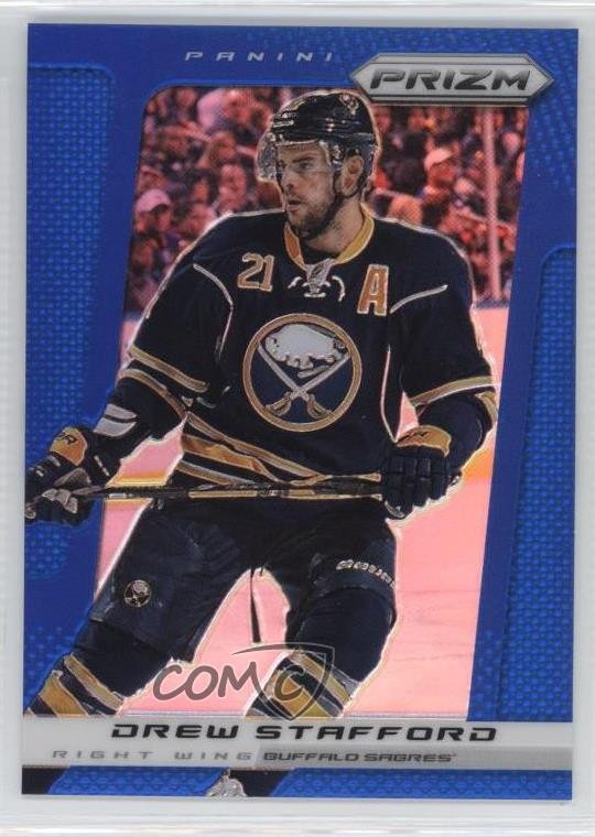 2013-14 Panini Prizm Wal-Mart Blue Prizm Drew Stafford #12 2a8