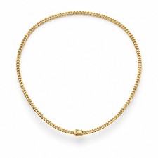 14K Cuban Link Gold Filled Chain 24" Mens Necklace