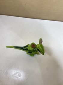 Jurassic World Dilophosaurus Ambush Green Dinosaur Figure Great Condition Small