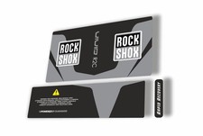 Adesivo decalcomania Rock Shox Vivid Air R2C 2017 ammortizzatore posteriore MTB grigio