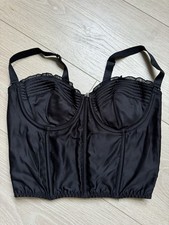 GUESS Bustier Corset Black Size S EXCELLENT