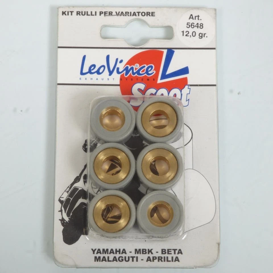 Galet rouleau de variateur Leovince pour Scooter Yamaha 125 Xmax 20x12 12Grs - Photo 1/1