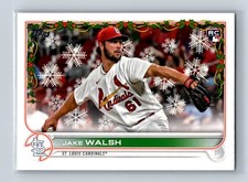 2022 Topps Holiday #HW42 Jake Walsh Rookie St. Louis Cardinals