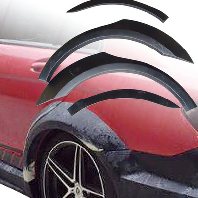 ModeloDrive FRP PDES BSER Wide Body Fenders (rear) (W204) 4-Door Sedan for C-Cl