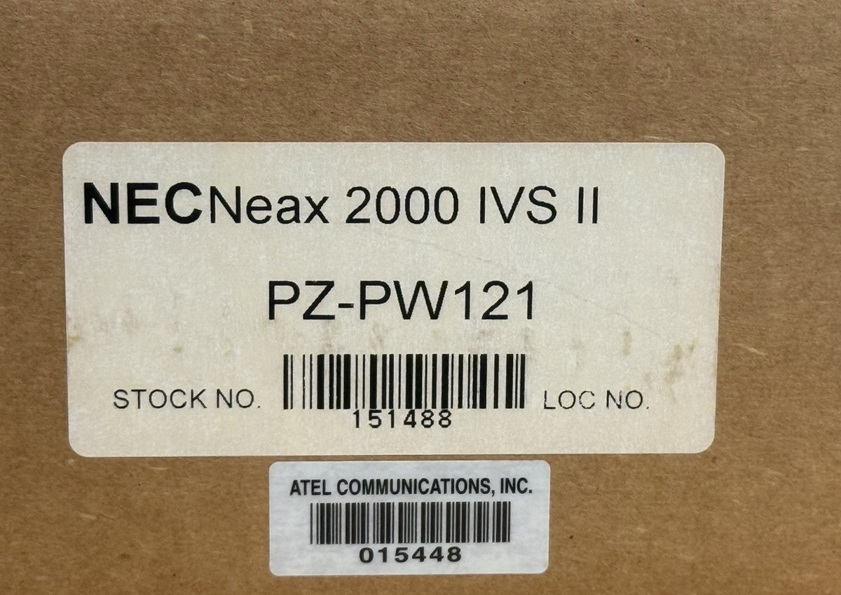 NEC NEAX PZ-PW121 2000 Power Supply 151488 Refurbished | eBay