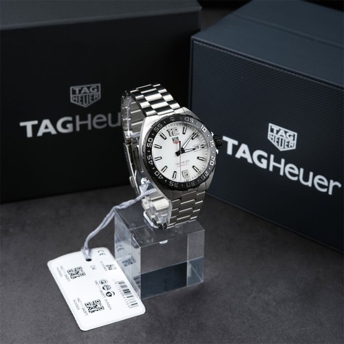 Original Full Set Unworn 41mm Tag Heuer White Dial Formula 1 m...