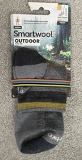 Smartwool Outdoor Light Cushion Ankle socks Size Large Gray SW003052