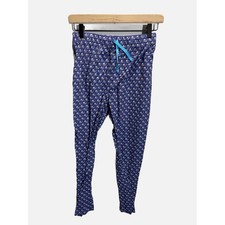 Vineyard Vines Pajama Pants Boys L 16 Blue Whale Print Sleepwear Lounge Prep