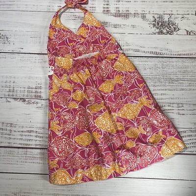 Lilly Pulitzer Toddle 2T Little Catherine Beverly Hill Bubbly Halter Dress Pink