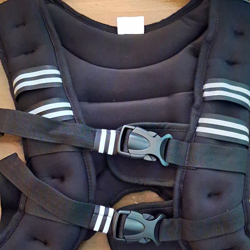 8lbs Black Padded Womens Running Weighted Vest For Running/yoga