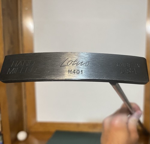 LOTUS - M401 / 340g Custom Stamped RH Putter - ALL ORIGINAL w/ HC - 35" - EX - Picture 13 of 23