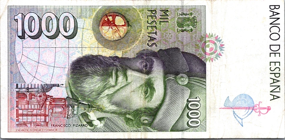 Spain 1000 Pesetas 1992 UNC Pick 163 - Image 2 of 3