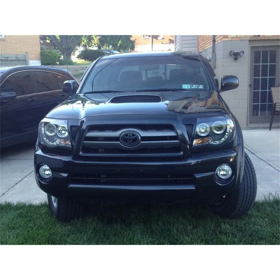 Faro Spyder 5011916 para Toyota Tacoma 2005-2011 carcasa negra izquierda y derecha Foto 4 de 4