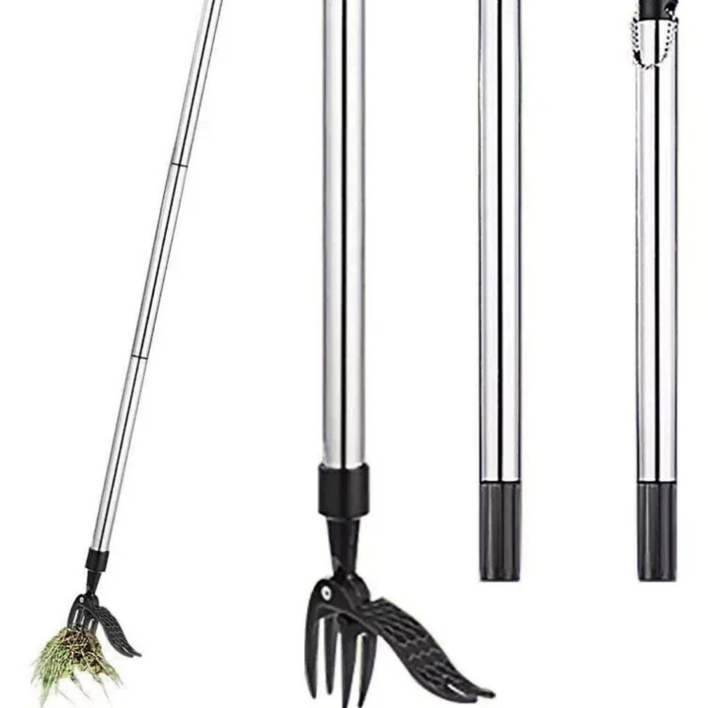 Stand Up Weed Tool Weeder Puller Handle Claw Garden Outdoor Root Remover Killer