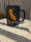 Frankoma Pottery Blue California Coffee Mug