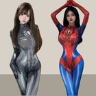 Women's Spider-Man Zentai Suit Full Body Cosplay Costume for Halloween Comic-Con