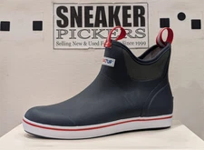 XTRATUF Men's WaterProof Ankle Deck Boots - Size: 10 - 22733 - Blue / Red - NEW