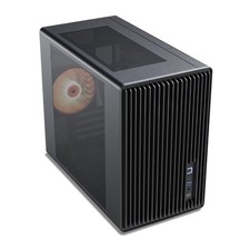 Vetroo M06 Micro-ATX/Mini-ITX Gaming PC Case, Compact High Airflow Mesh Black